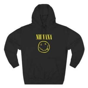 Nirvana Smiley Three-Panel Fleece Hoodie