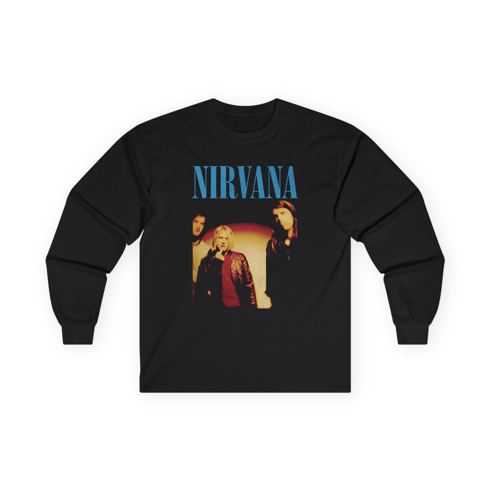 Nirvana Dim Light Portrait Unisex Ultra Cotton Long Sleeve Tee