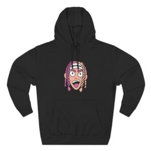 Lil Peej Cartoon Three-Panel Fleece Hoodie