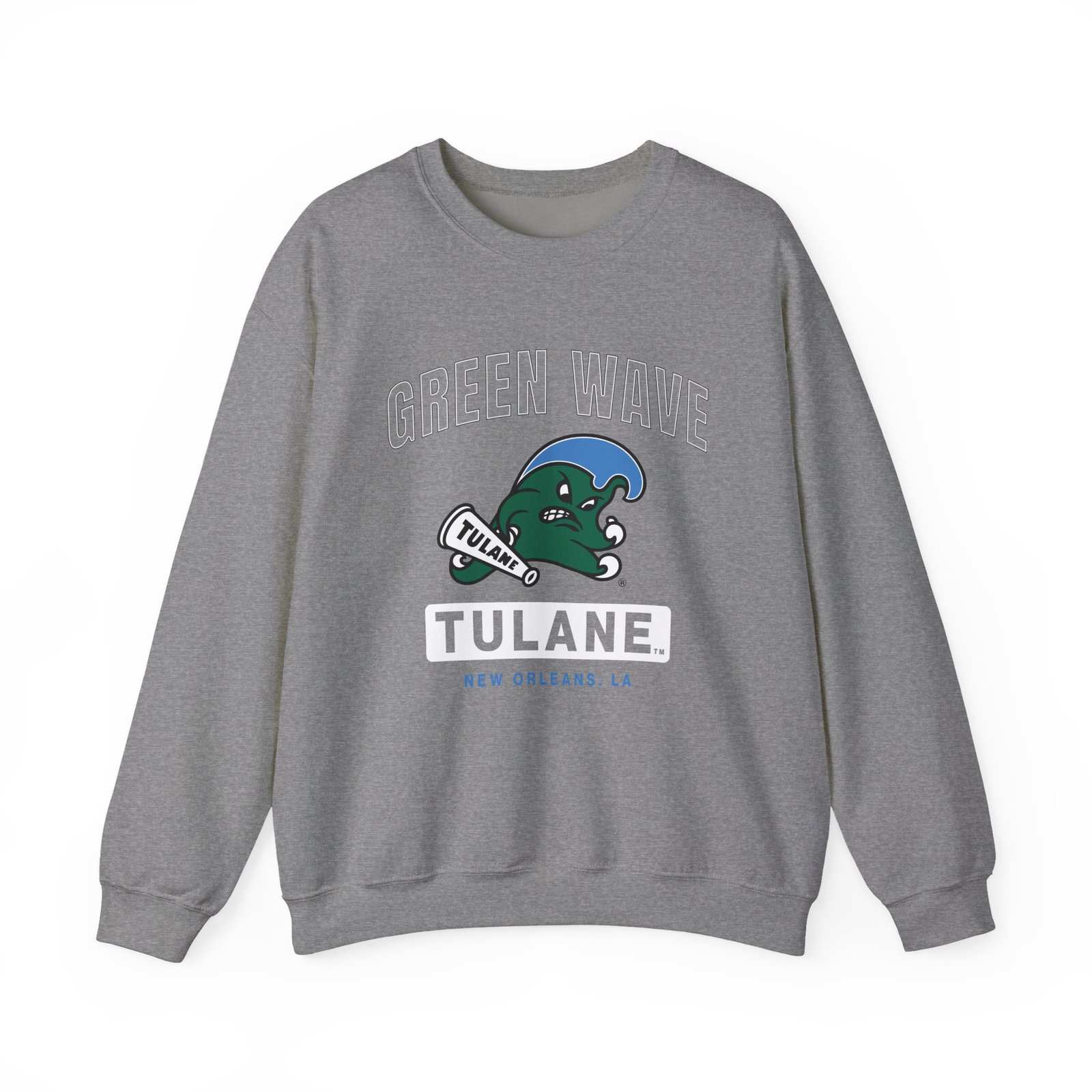 Tulane Campus Icon Unisex Heavy Blend™ Crewneck Sweatshirt