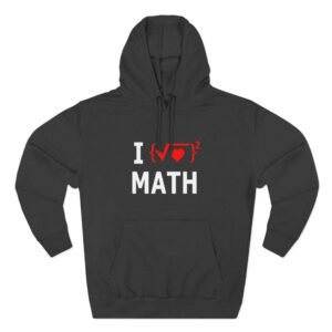 Math Three-panel Fleece Hoodie