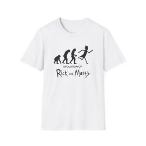 Rick and Morty Evolution Unisex Softstyle T-shirt