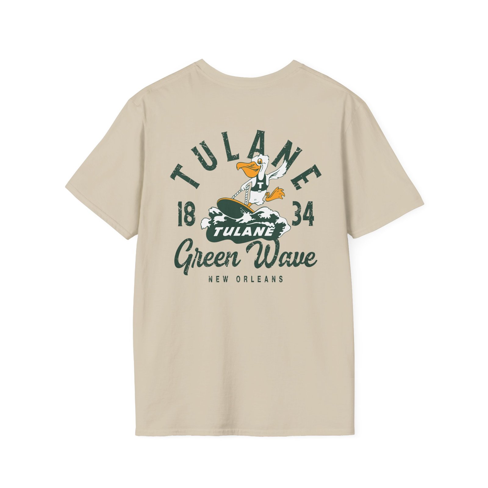 Tulane Mascot Unisex Softstyle T-Shirt