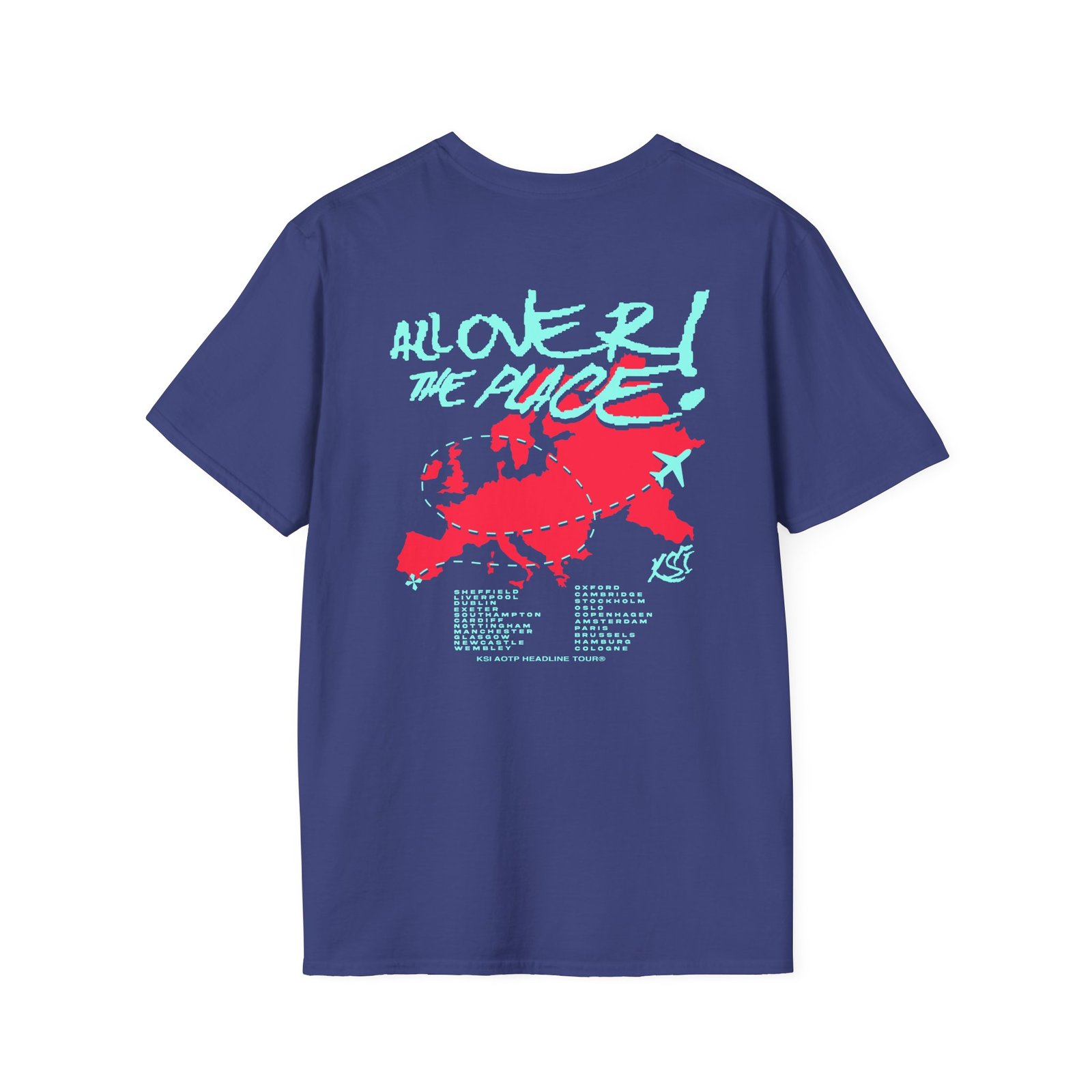 Ksi Aotp Travel Planet Unisex Softstyle T-Shirt