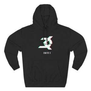 Dimitri K Three-Panel Fleece Hoodie