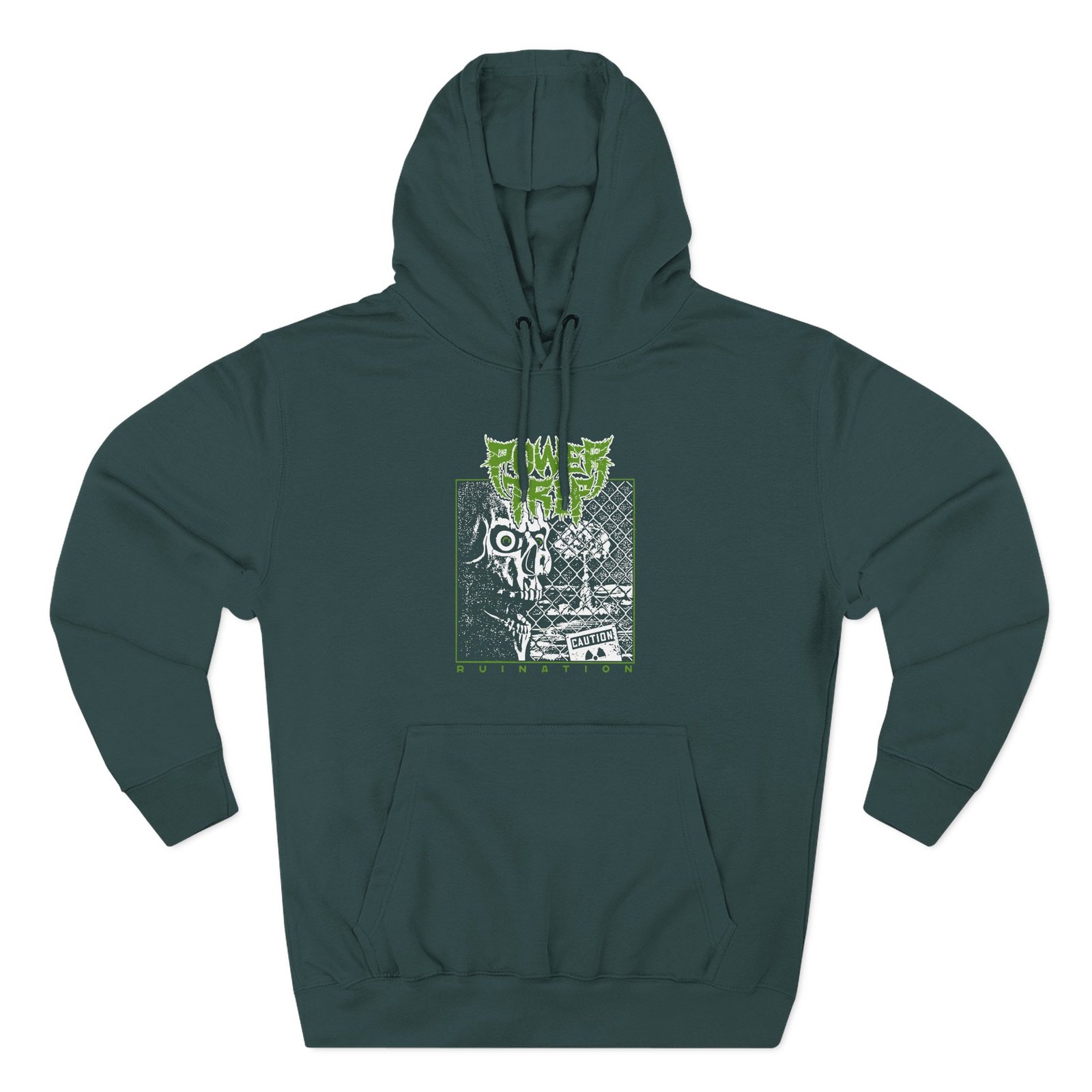Power Trip Ruination Three-Panel Fleece Hoodie