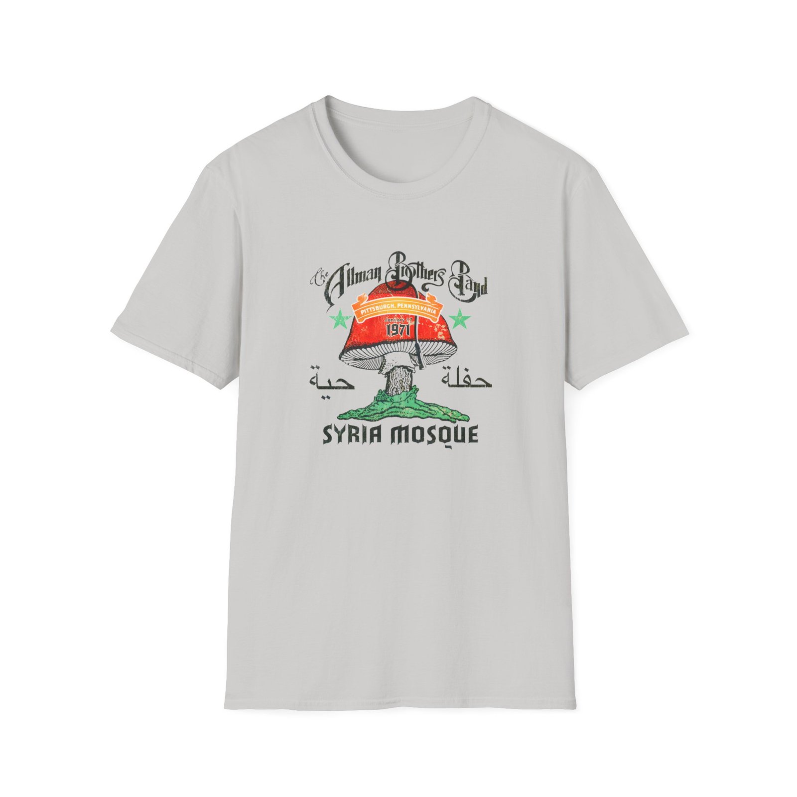 The Allman Brothers Pittsburgh 1971 Unisex Softstyle T-shirt