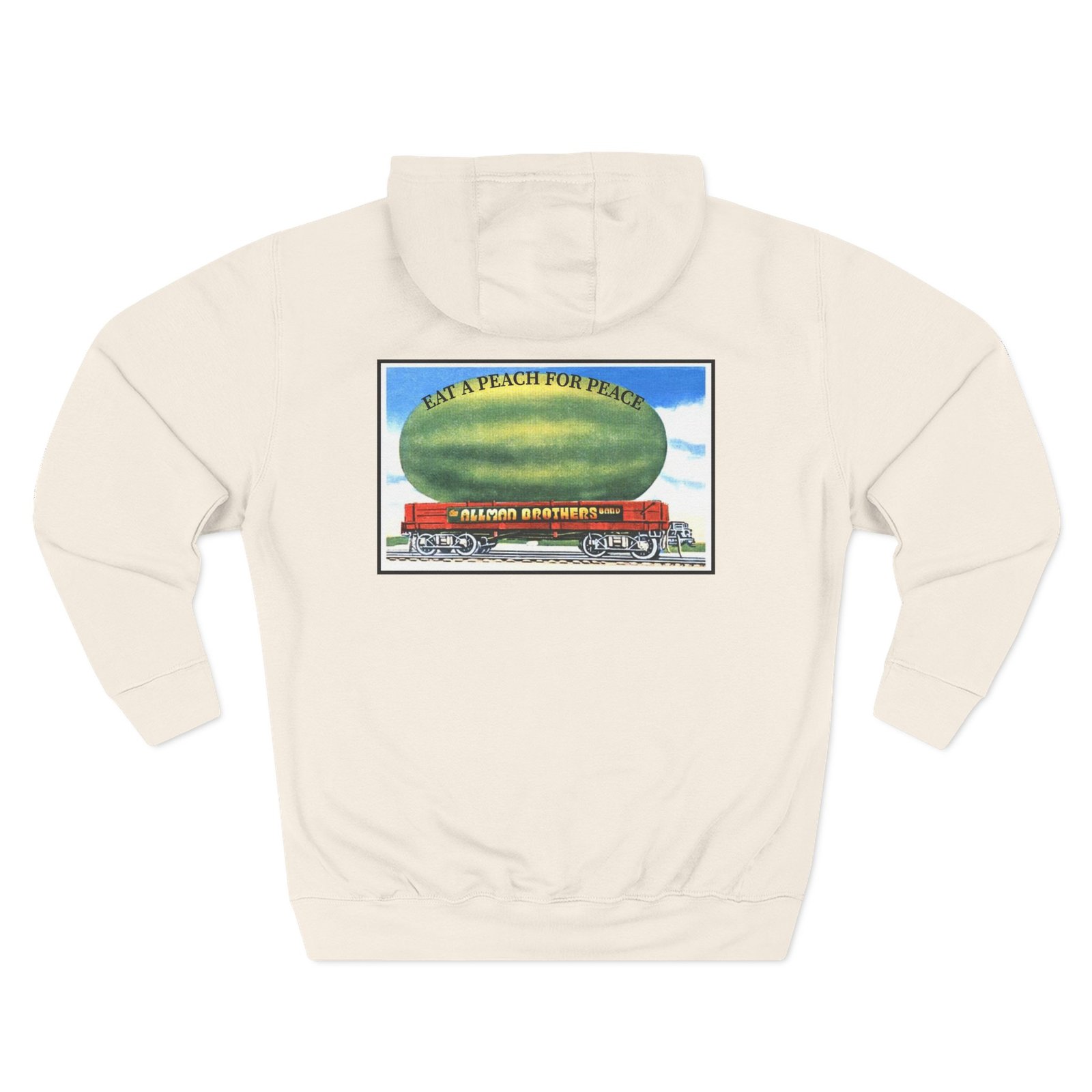 The Allman Brothers Eat a Peach Album Art Three-Panel Fleece Hoodie
