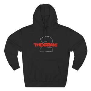 To the Grave Three-Panel Fleece Hoodie