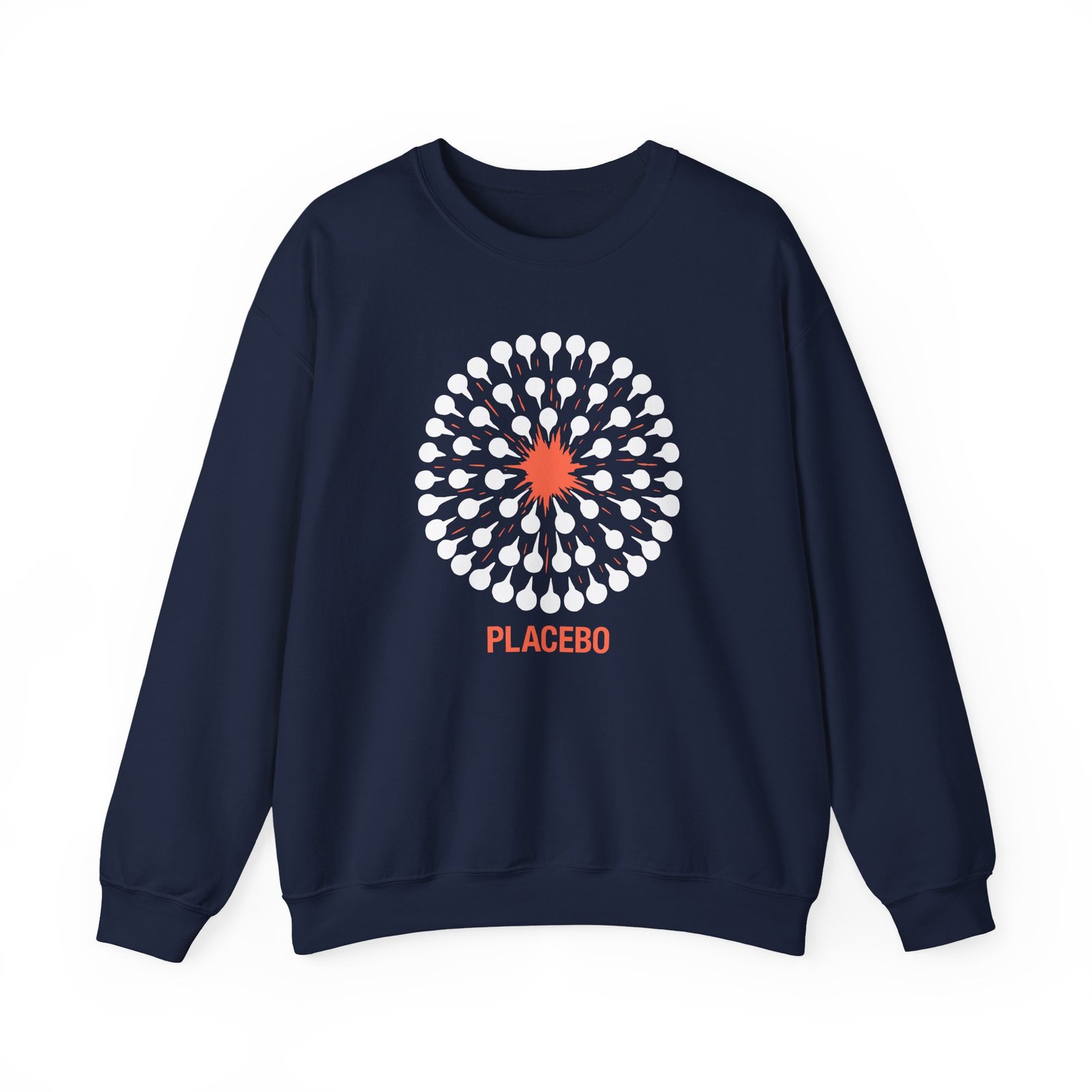 Placebo Pattern Unisex Heavy Blend™ Crewneck Sweatshirt