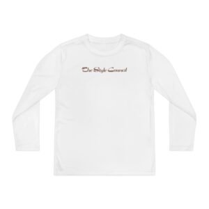 Youth PWL the Style Stacked Logo Long Sleeve Competitor Tee