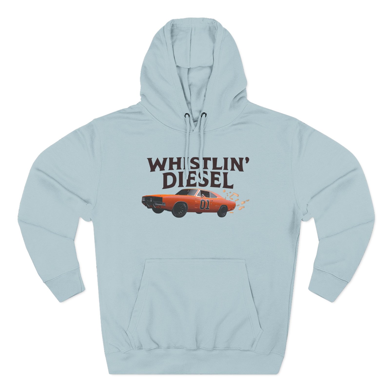 Whistlindiesel Duke Three-Panel Fleece Hoodie
