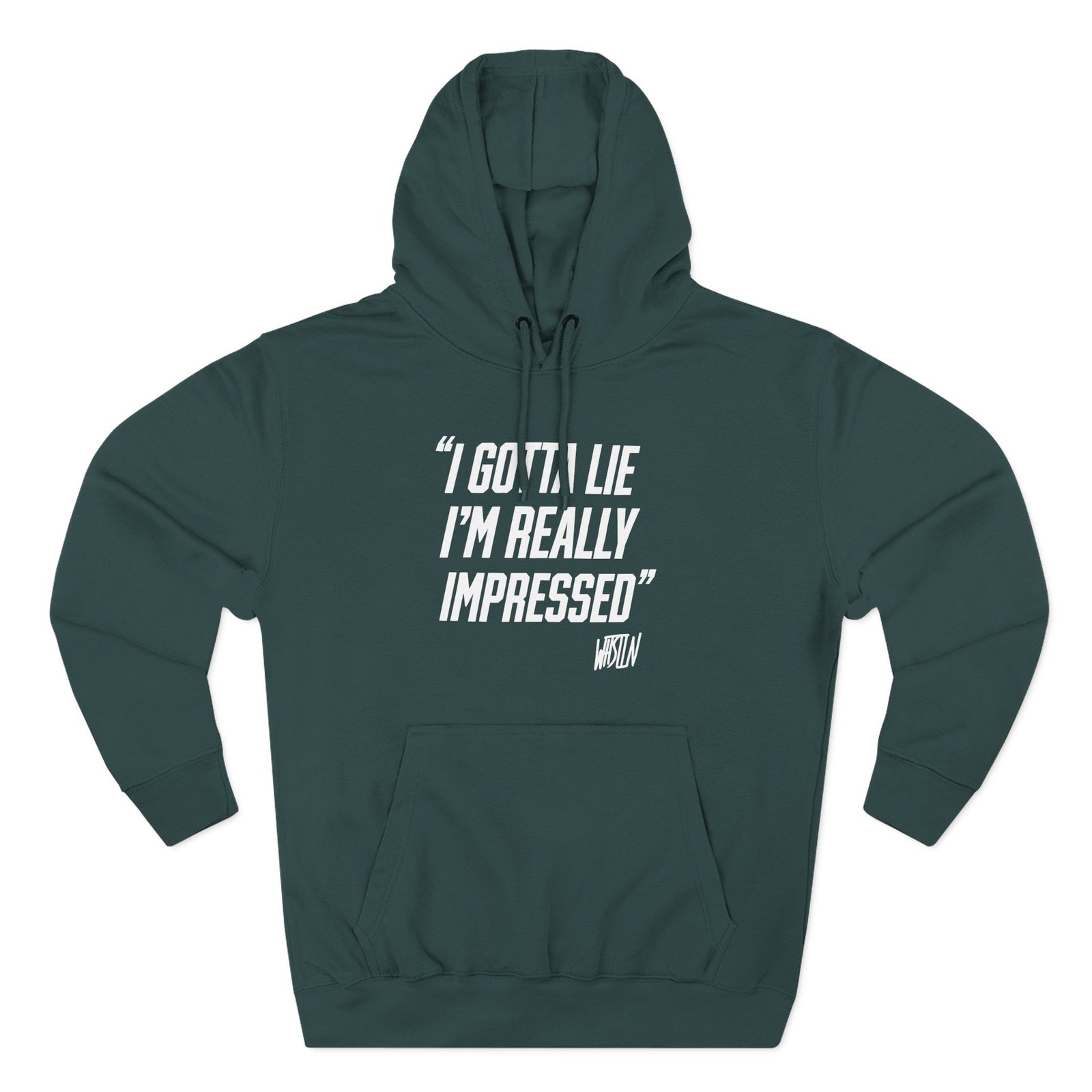 Whistlindiesel Impressed Three-Panel Fleece Hoodie
