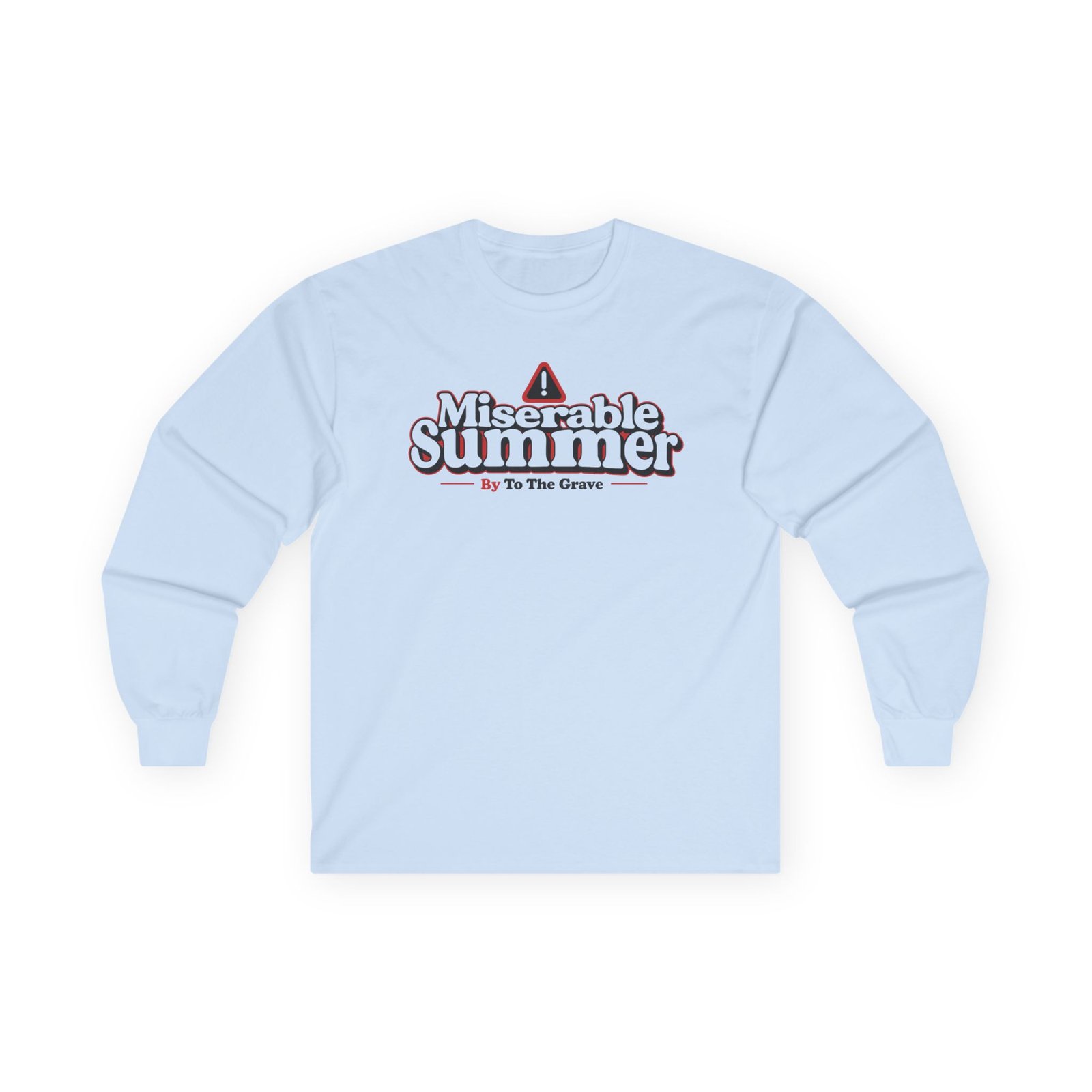 To the Grave Logo Embroided Unisex Ultra Cotton Long Sleeve Tee