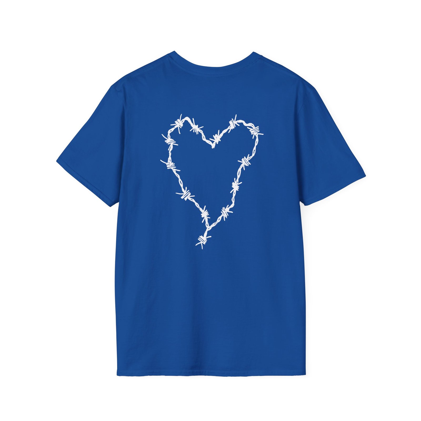Frank Iero Barbed Wire Heart Unisex Softstyle T-Shirt