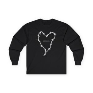 Frank Iero Barbed Wire Hear Unisex Ultra Cotton Long Sleeve Tee