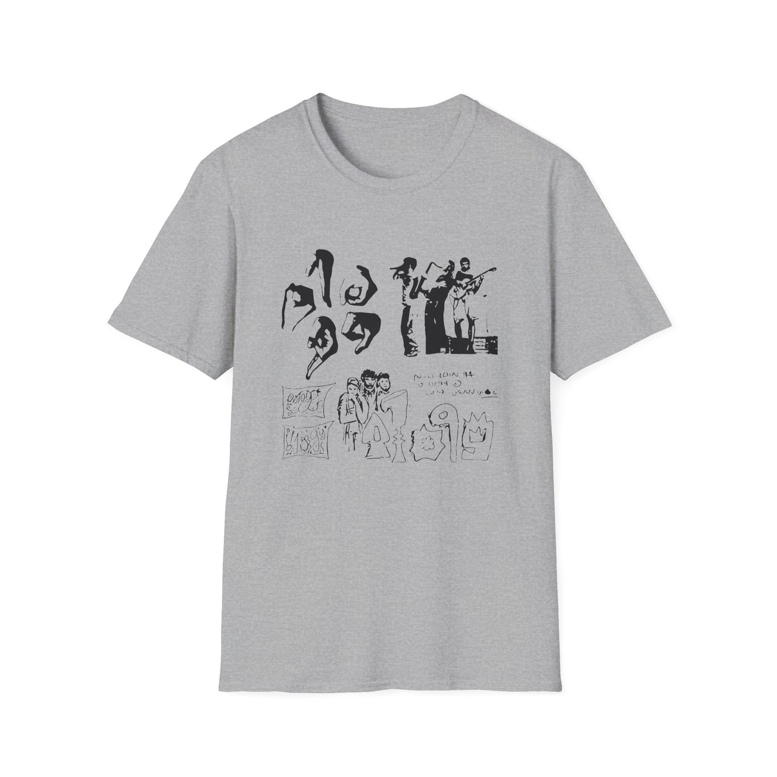 01099 Skizzen Unisex Softstyle T-Shirt