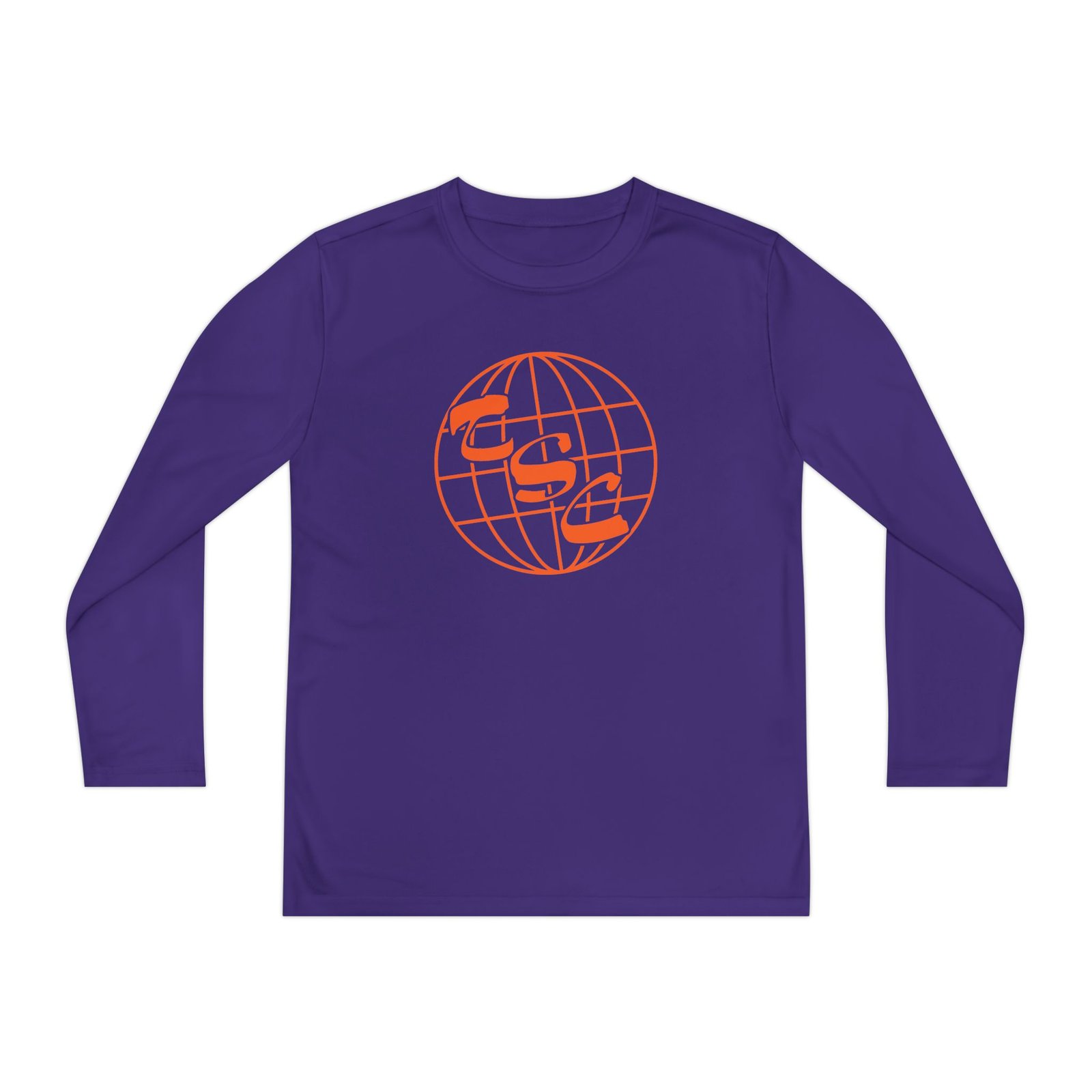 Youth PWL Tsc Globe Long Sleeve Competitor Tee
