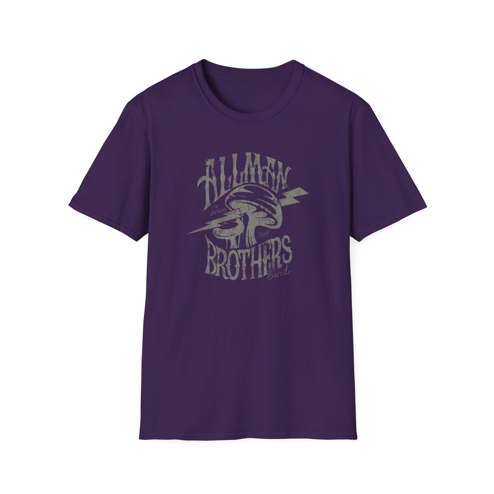 The Allman Brothers Shroom Lightning Unisex Softstyle T-Shirt