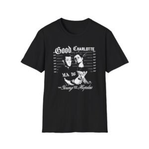 Good Charlotte Old School Mugshot Unisex Softstyle T-Shirt
