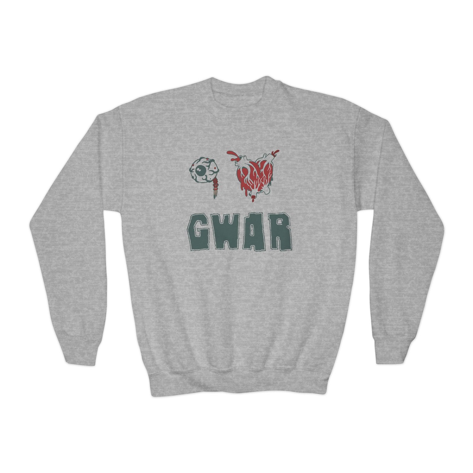Youth Eye Love Gwar Crewneck Sweatshirt