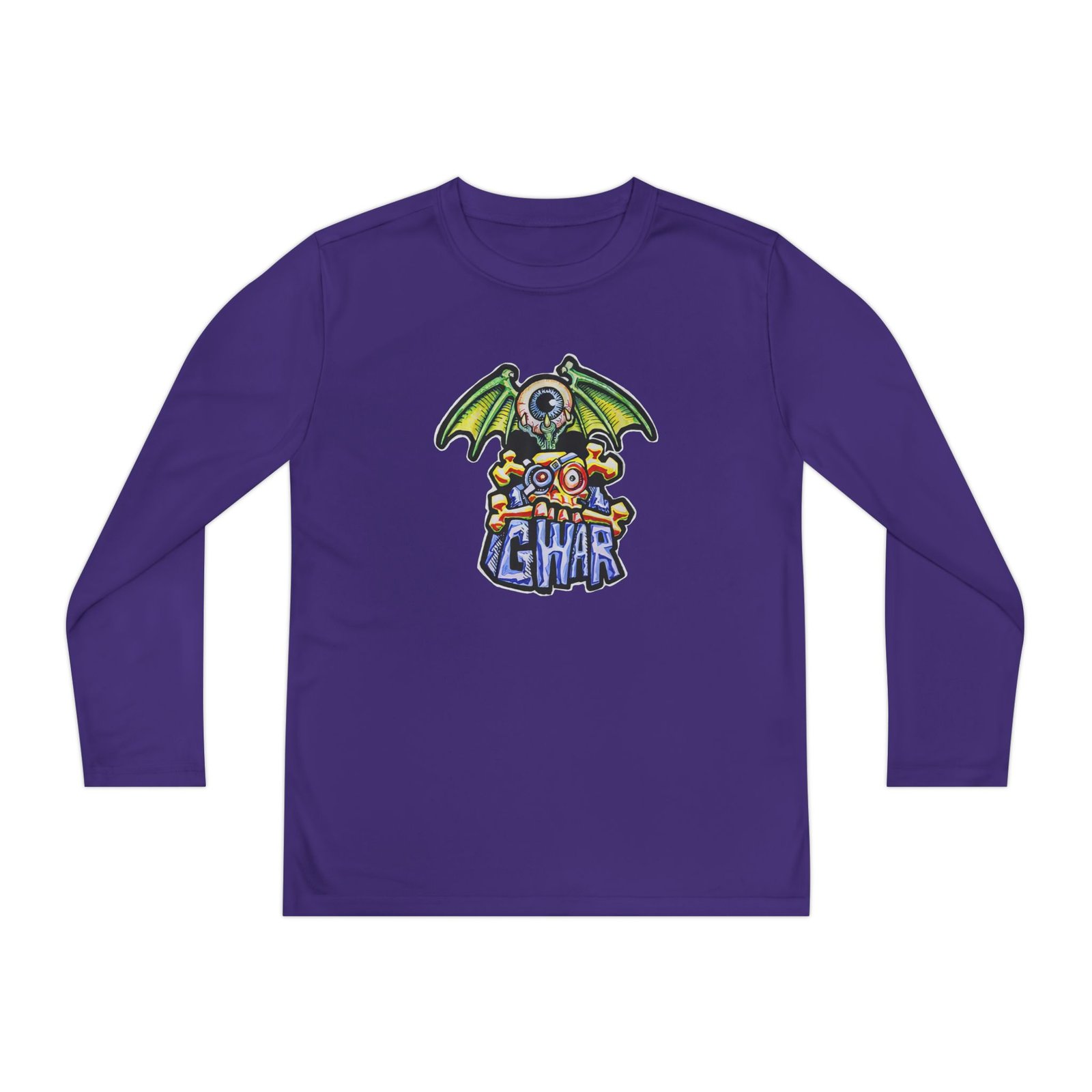 Youth Gwar Flying Eye Long Sleeve Competitor Tee