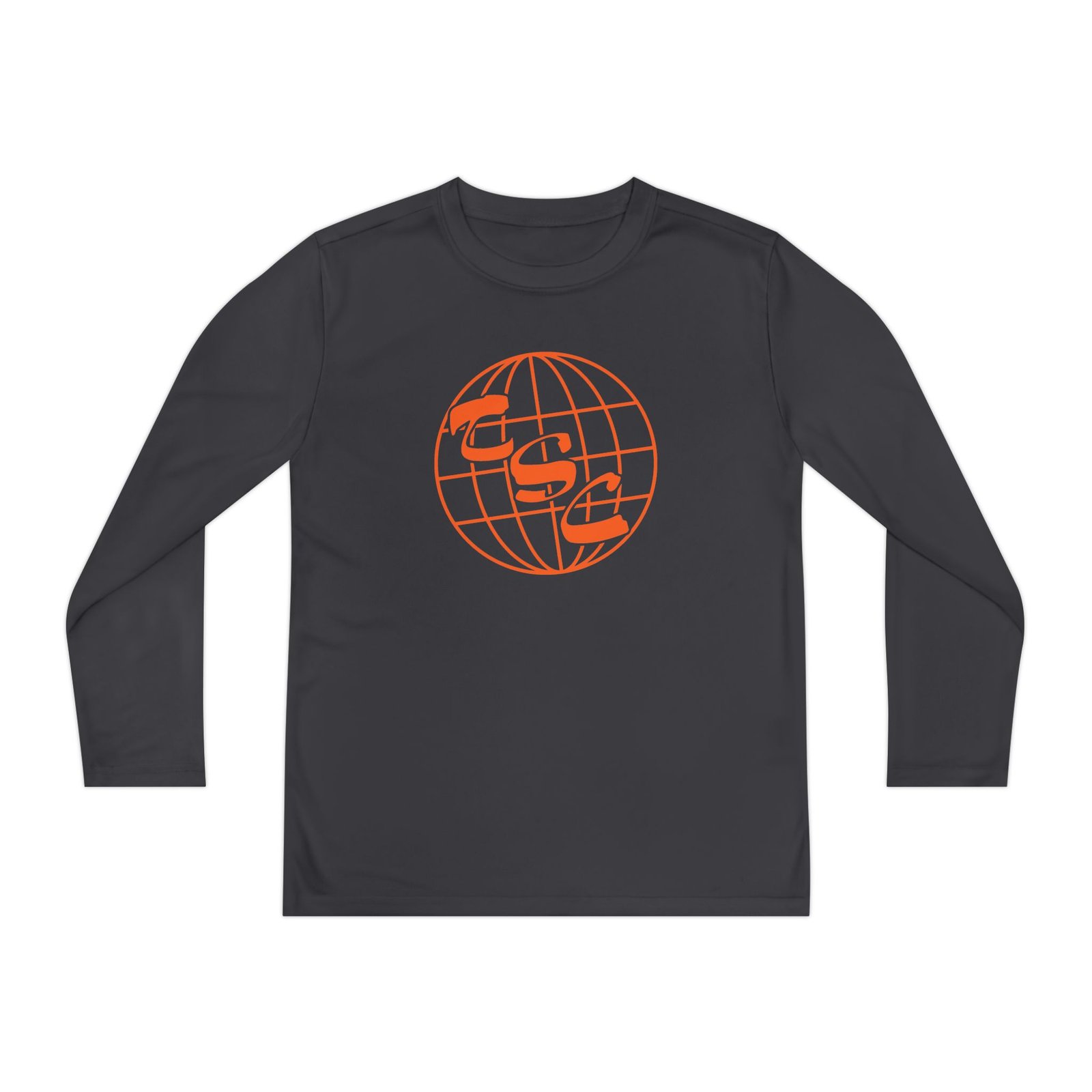 Youth PWL Tsc Globe Long Sleeve Competitor Tee