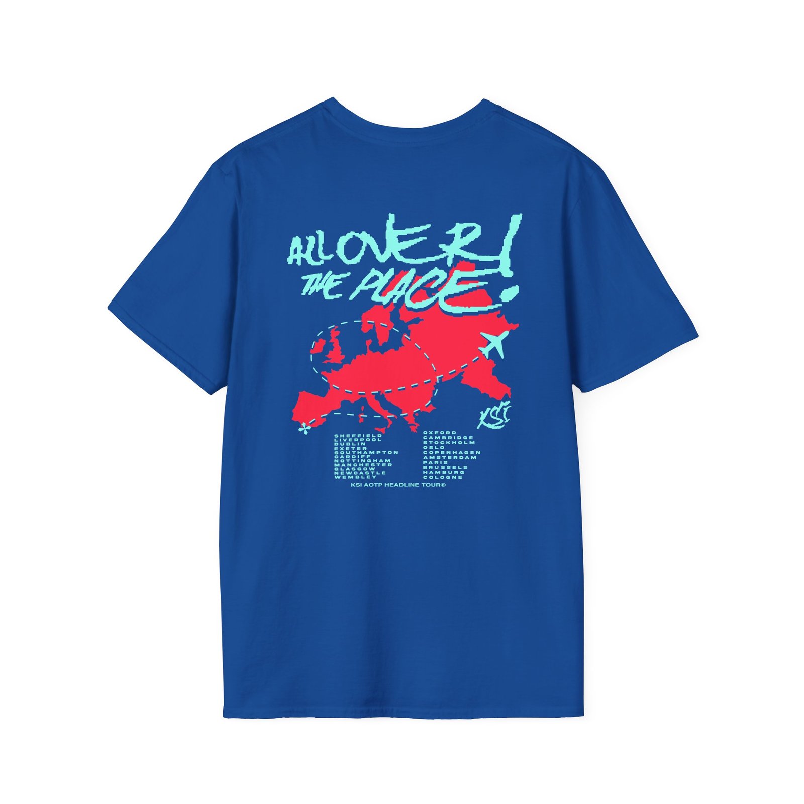 Ksi Aotp Travel Planet Unisex Softstyle T-Shirt