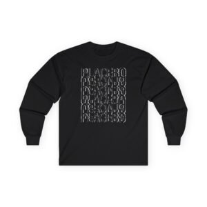 Placebo Black & White Glitch Unisex Ultra Cotton Long Sleeve Tee