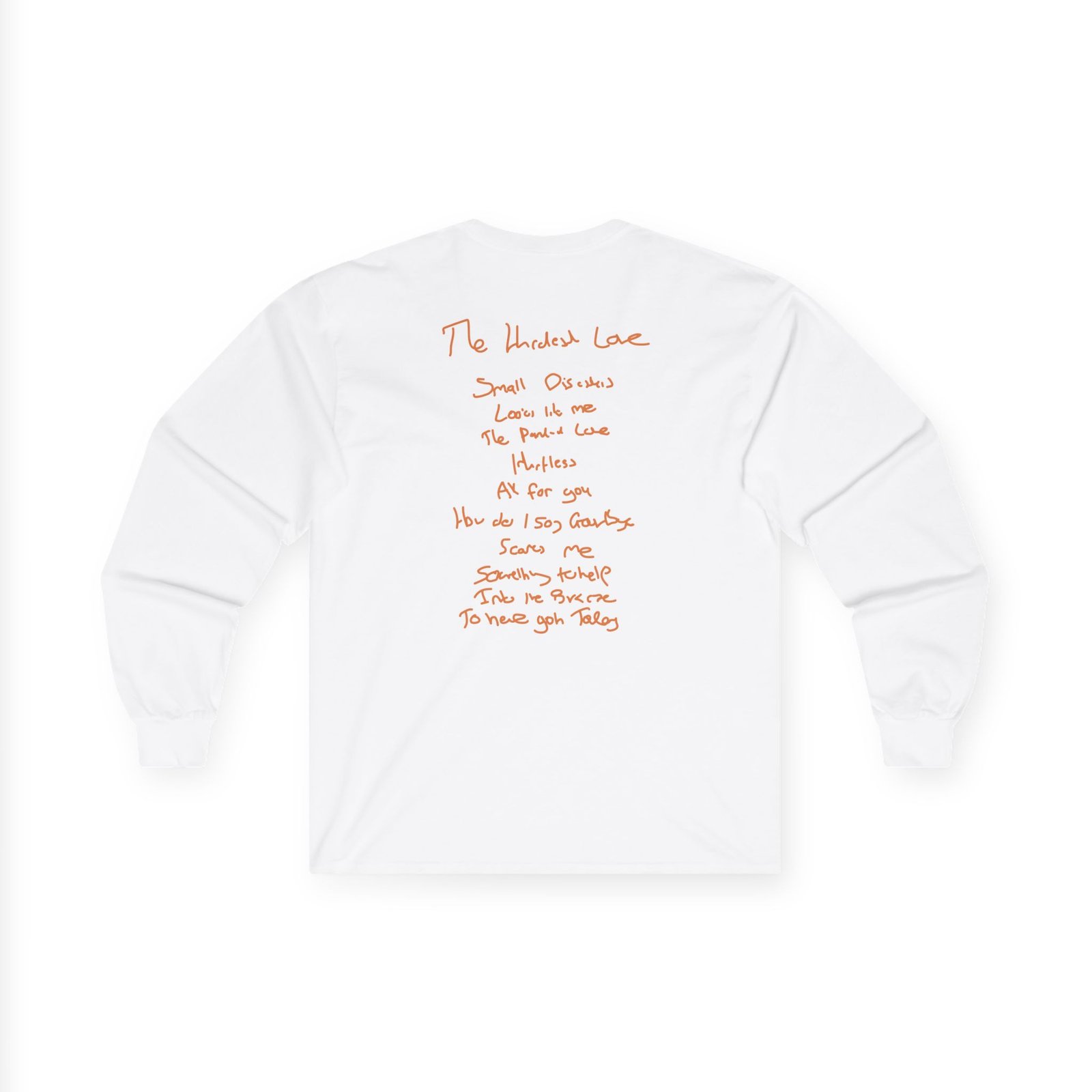 Dean Lewis Hardest Love Unisex Ultra Cotton Long Sleeve Tee