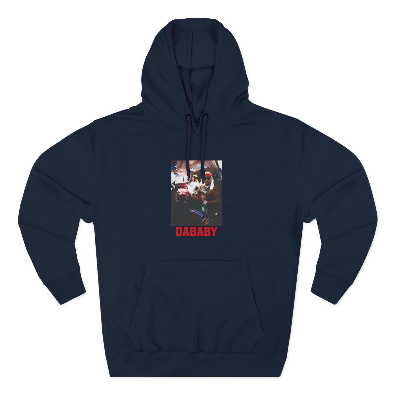 Dababy Three-Panel Fleece Hoodie
