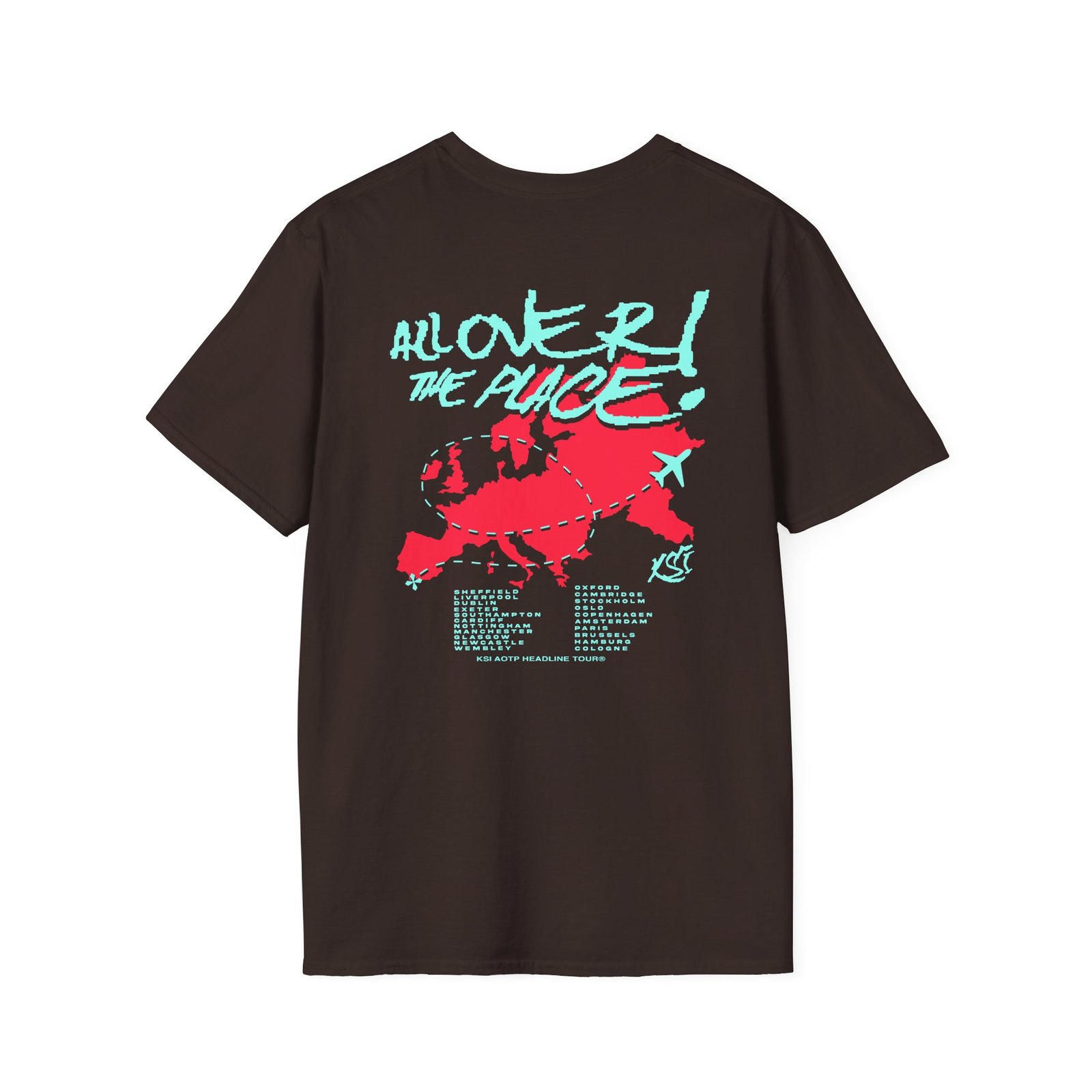 Ksi Aotp Travel Planet Unisex Softstyle T-Shirt