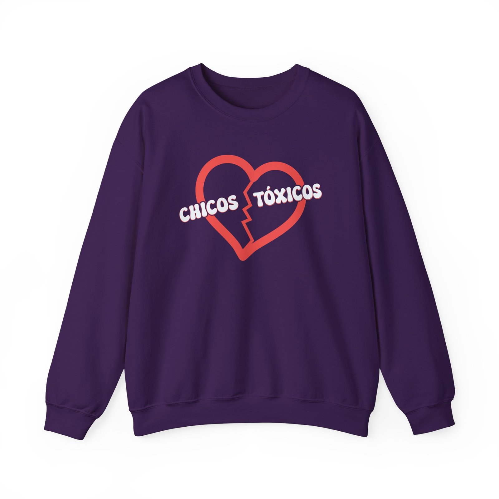 Chicos Toxicos Ya No Creo en El Amor Unisex Heavy Blend™ Crewneck Sweatshirt