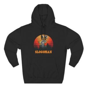 Slogoman Three-Panel Fleece Hoodie