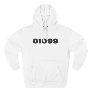 01099 Basic Three-Panel Fleece Hoodie