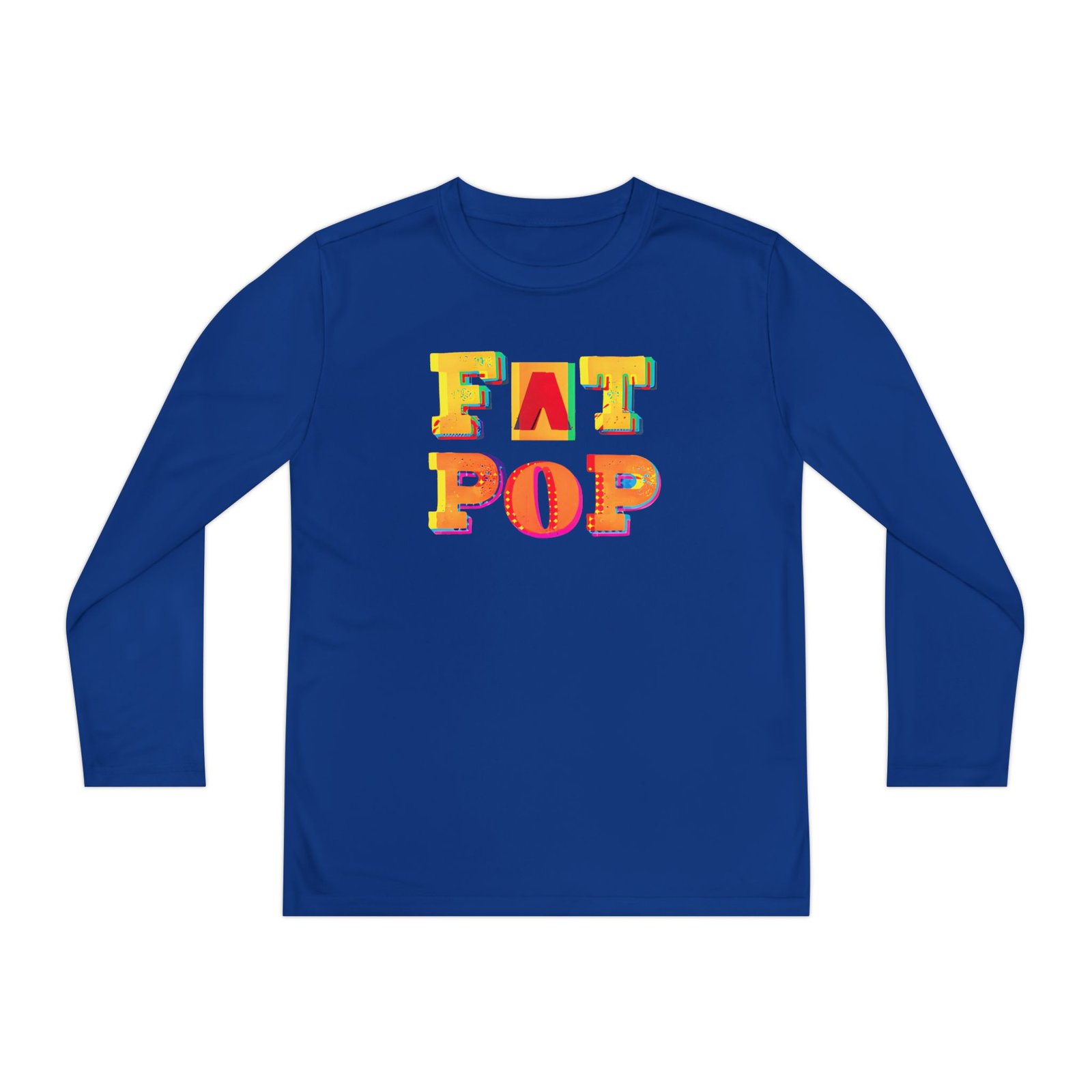 Youth PWL Fat Pop Logo Long Sleeve Competitor Tee