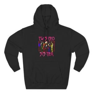 Vintage Group Photo Twisted Sister Three-Panel Fleece Hoodie