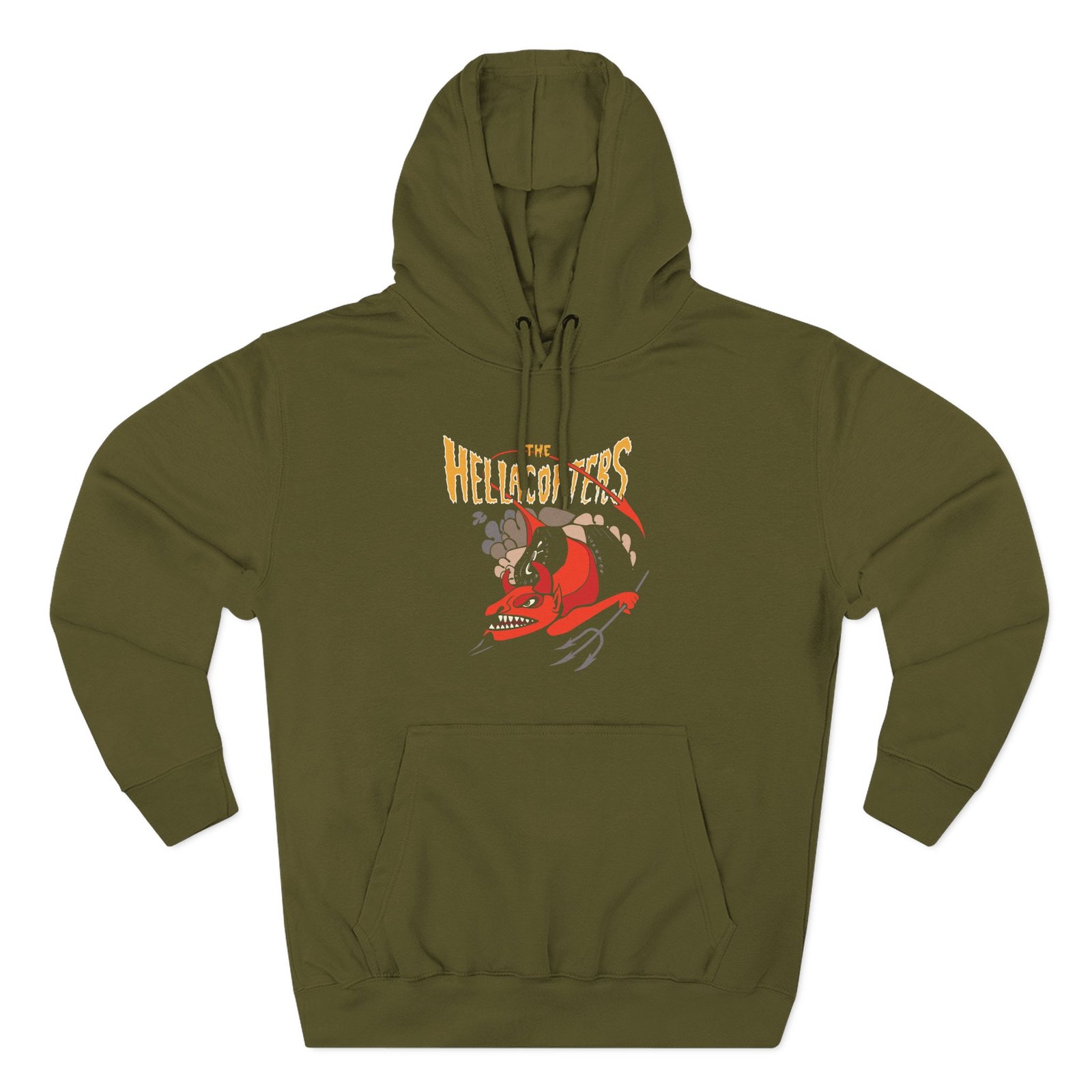 Hellacopters Devil Stole Three-Panel Fleece Hoodie