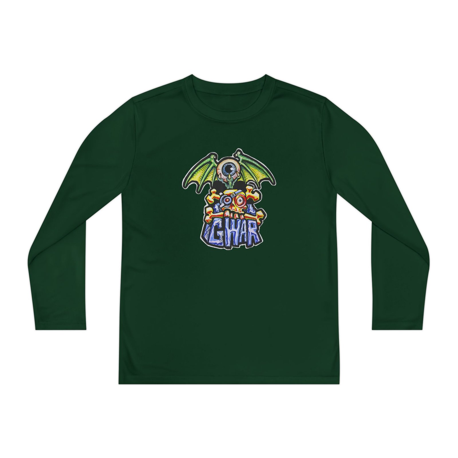 Youth Gwar Flying Eye Long Sleeve Competitor Tee