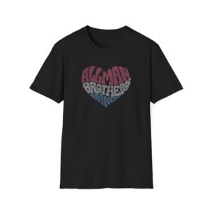 The Allman Brothers Heart Unisex Softstyle T-shirt
