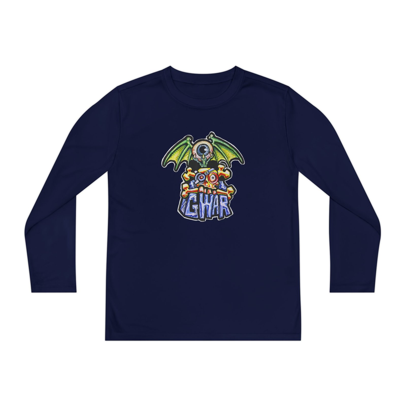 Youth Gwar Flying Eye Long Sleeve Competitor Tee