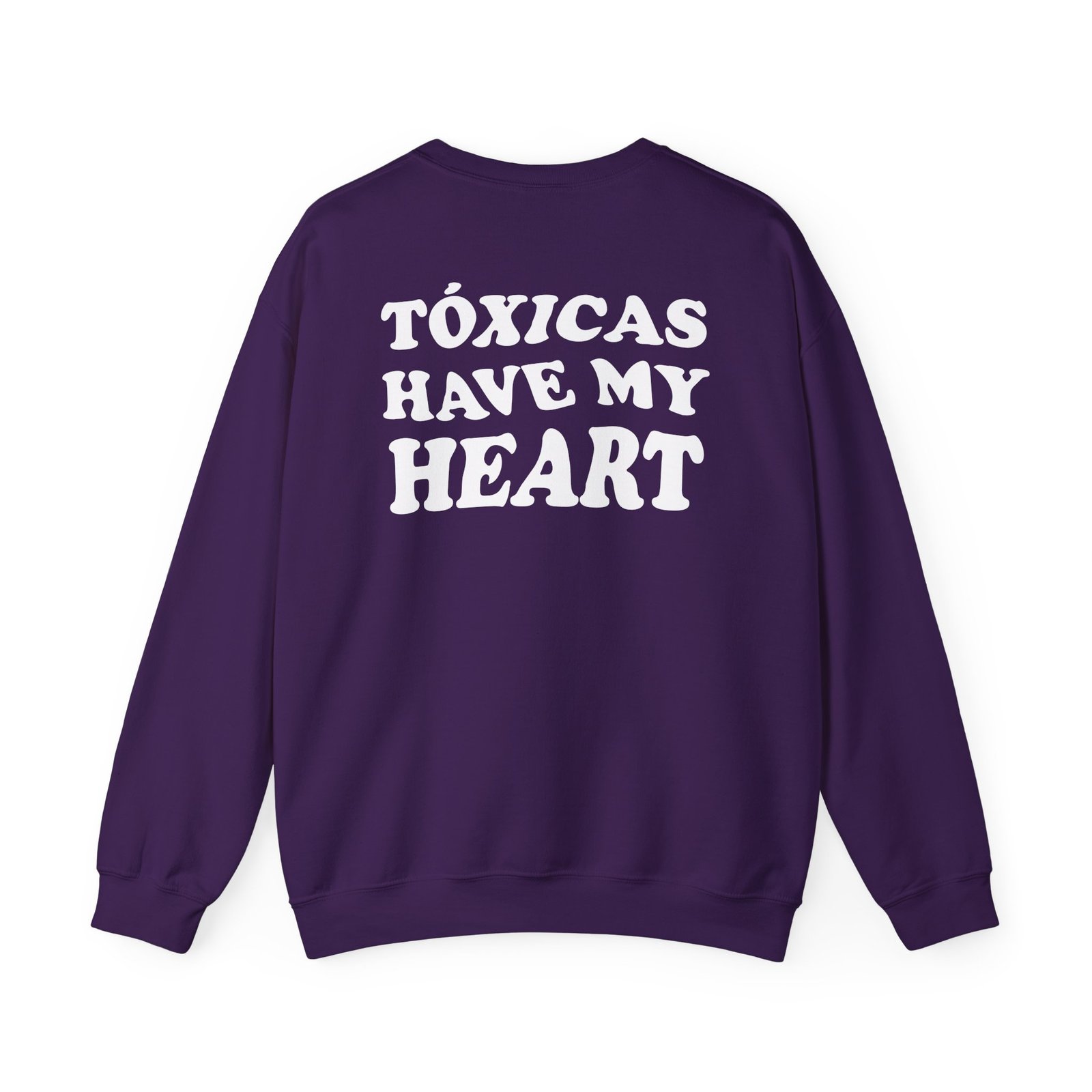Chicos Toxicos Tóxicas Have My Heart Unisex Heavy Blend™ Crewneck Sweatshirt