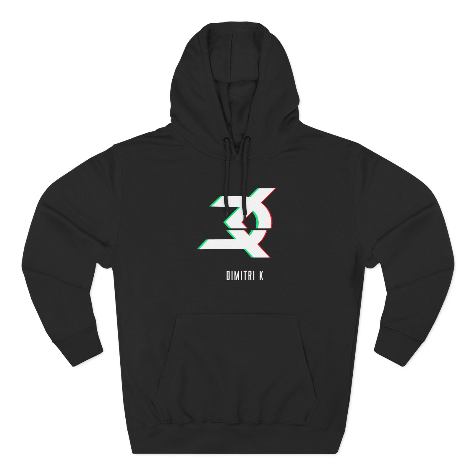 Dimitri K Three-Panel Fleece Hoodie