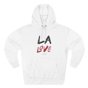 Nina Dobrev La Love Anine Bing Three-Panel Fleece Hoodie