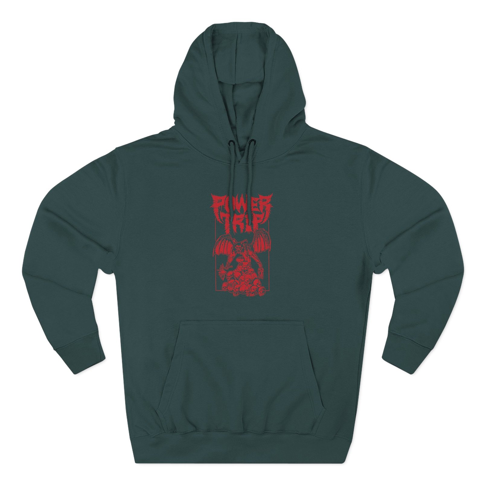 Power Trip Gargoyle Three-Panel Fleece Hoodie