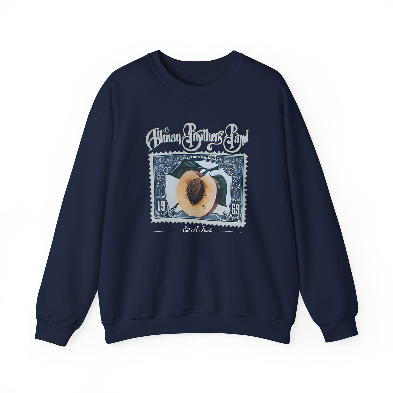 The Allman Brothers Peach Stamp Unisex Heavy Blend™ Crewneck Sweatshirt