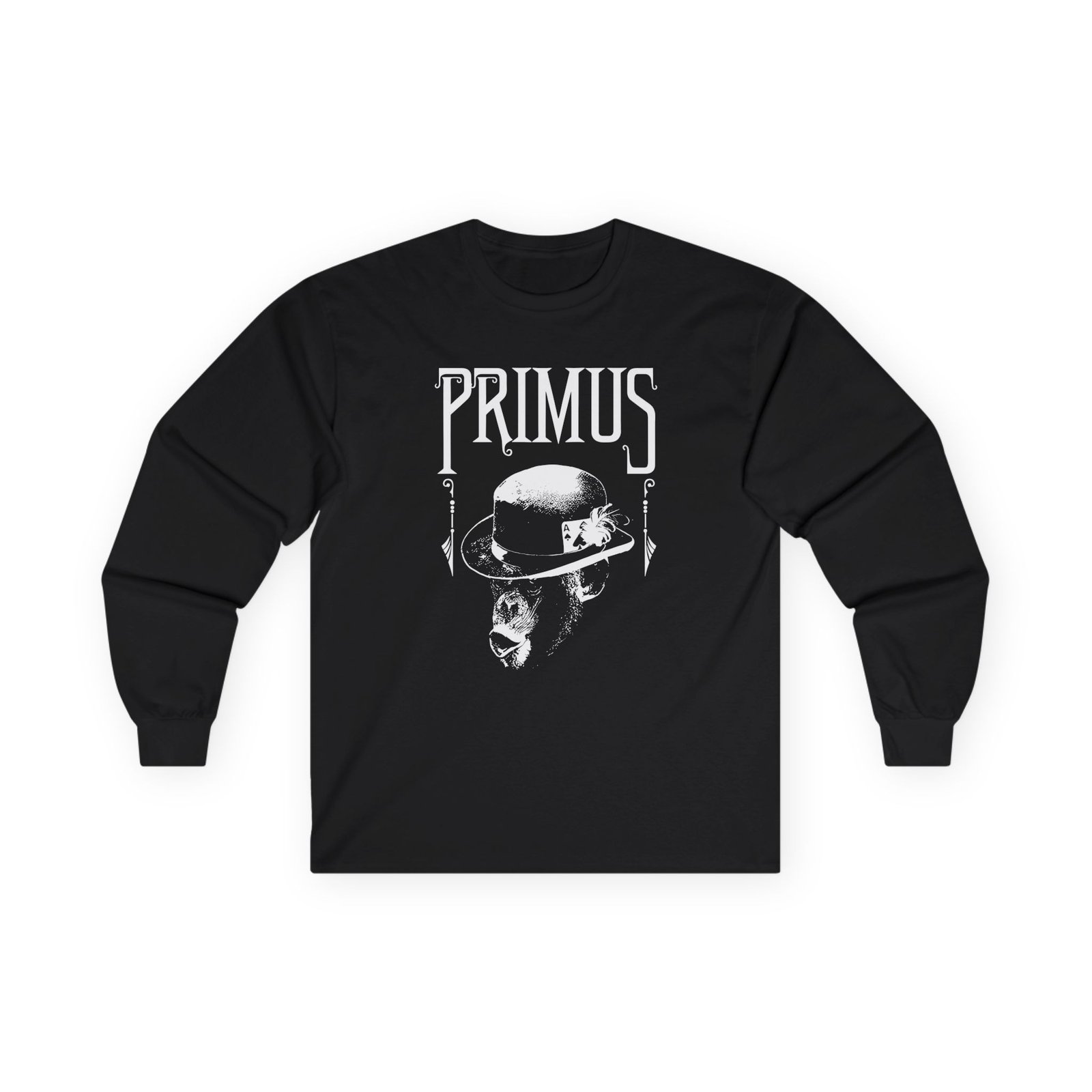 Primus Monkey Charcoal Unisex Ultra Cotton Long Sleeve Tee