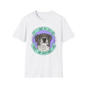 Jenna Marbles Life is Short but Also Like Terribly and Insufferably Unisex Softstyle T-Shirt
