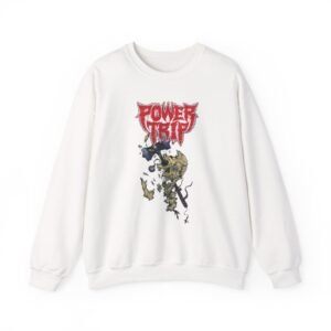 Power Trip Hammer Skull Unisex Heavy Blend™ Crewneck Sweatshirt