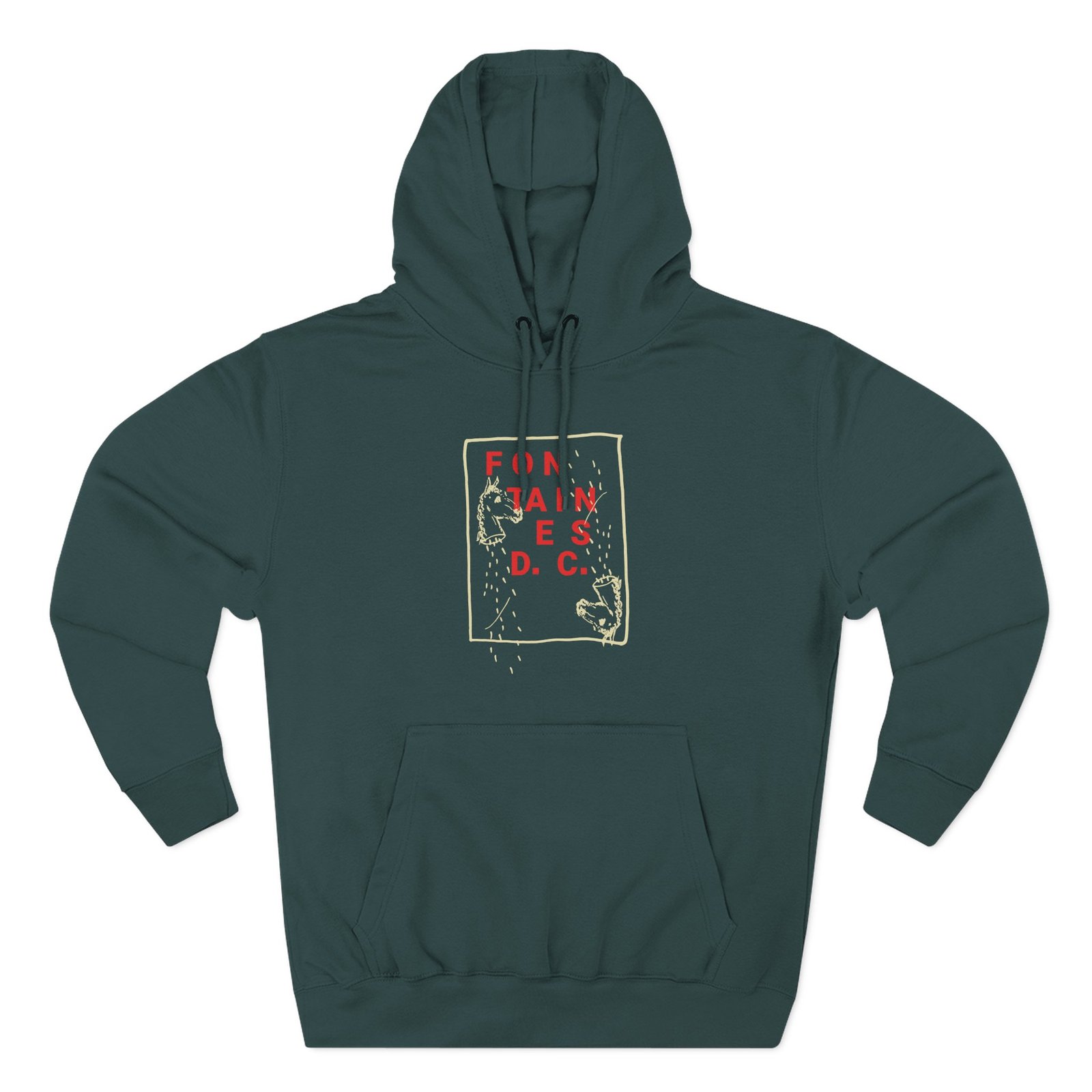 Fontaines D.C. Tour Three-Panel Fleece Hoodie